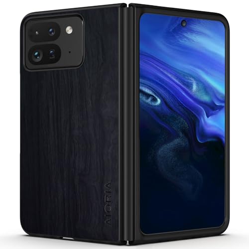 Aioria X}zP[X Google Pixel 9 Pro XL 5G ݊Ebhp^[ X^CbVŏvȌgѓdbP[X ӂ ؖڕ ی (Black, For Pixel 9 Pro Fold)