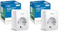 TP-Link Tapo P110M Matter WLAN Steckdose mit Verbrauchsanzeige, Matter smart Home, funktioniert mit Alexa, Google Home, SmartThings, Tapo App, Sprachsteuerung, Fernzugriff (Packung mit 2) – Ansicht 1