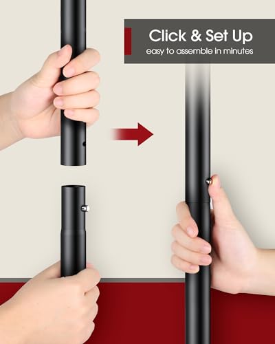 Sakugi Clothes Rail - Movable Clothes Rack with Bottom Shoes Shelf, Heavy-Duty Clothing Rail for Hanging Clothes, Coats, Dresses, Clothes Rail for Bedroom, Closet, Laundry (Black, 72x36x149cm)