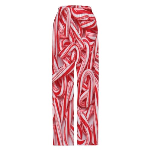 Peppermint Candy Canes ChristmasChildren's Casual Pajamas120CM3