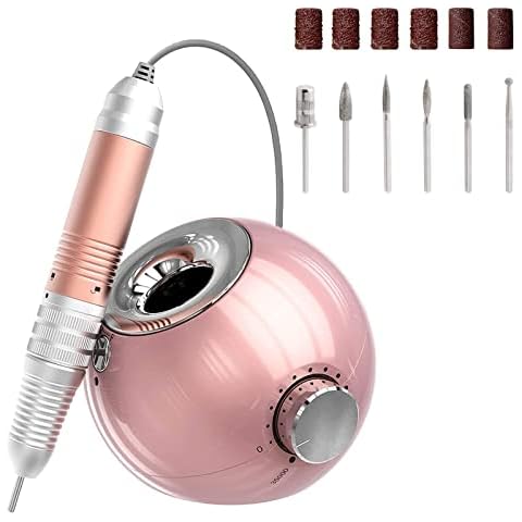 Nagelfräser, 6 in 1 Wiederaufladbare Elektrische Nagelfeile 35000 U/Min Cover