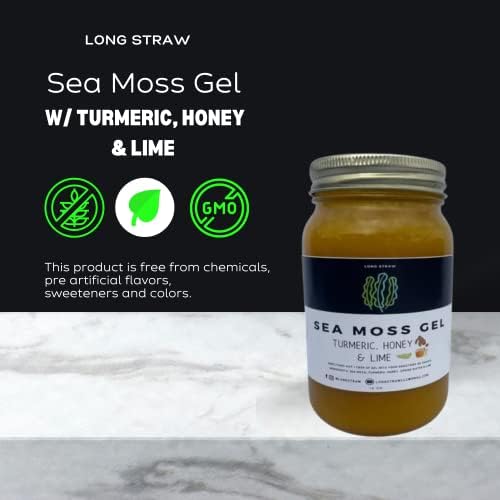 Organic Sea Moss Gel with Turmeric, Lime and Honey Irish Sea Moss Gel