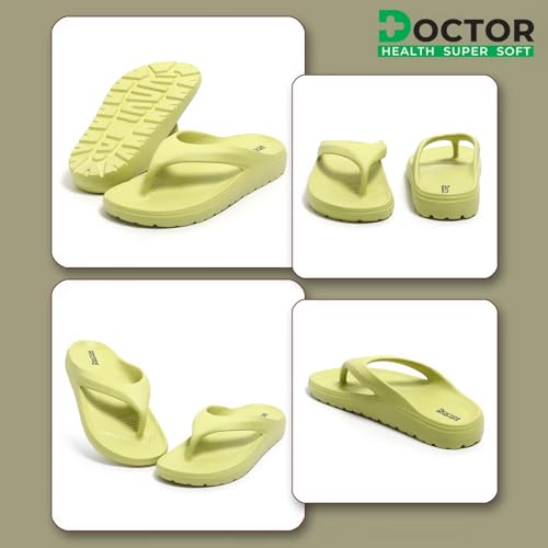 Image of DOCTOR HEALTH SUPER SOFT Women's Lightweight EVA Flip Flops | Soft Cushioned Anti-Slip Thong Slippers | Comfortable Open Toe Casual Sandals for Indoor Outdoor Everyday Wear