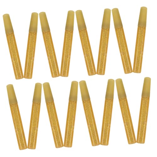 Stylo colle paillettes dorées pour projets artistiques et coloriage