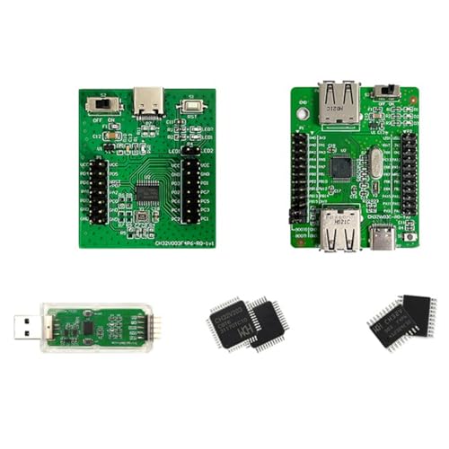 Agwuoetr CH32V003 Kit de Placa de Desarrollo Placa de EvaluacióN EvaluacióN de Aplicaciones Funcionales de MCU RISC-V de Uso General de 32 bits