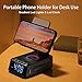Cell Phone Stand with Bluetooth Speaker, Gifts for Men Women, Wireless Phone Holder for Desk Compatible with iPhone/Samsung Galaxy - Cool Gadget Birthday Gift for Him, Her, Dad, Mom, or Husband