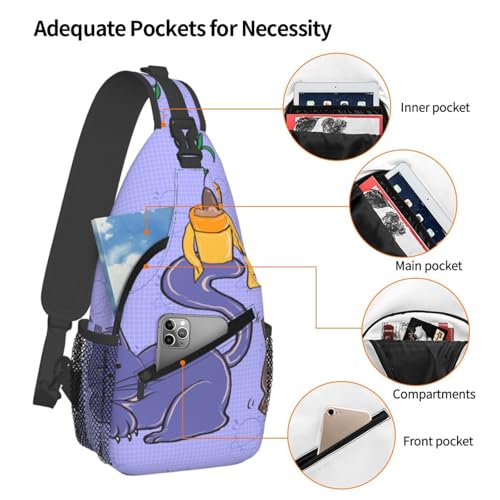 Mochila Unisex Urbana con estampado de girasoles y gatos miniatura 4