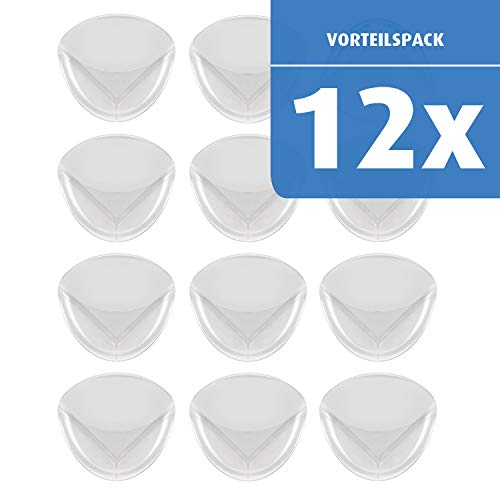reer Ecken-Schutz fürs Baby 82020, starker Halt, geprüft kindersicher, 12 Stück, transparent – Ansicht 2