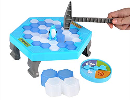 SuperLi Puzzle Table Games Penguin ice pounding Penguin ice Cubes Save Penguin Knock ice Block Wall Toys Desktop Paternity Interactive Game