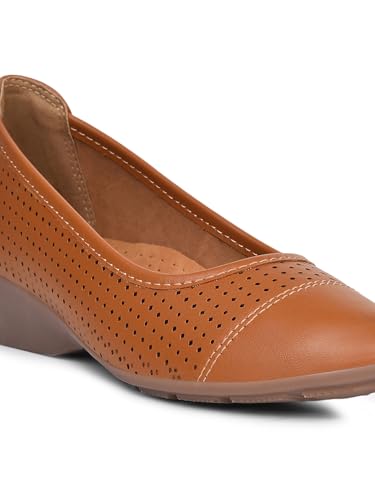 Image of Bata Women's Wedge Heel Ballerina