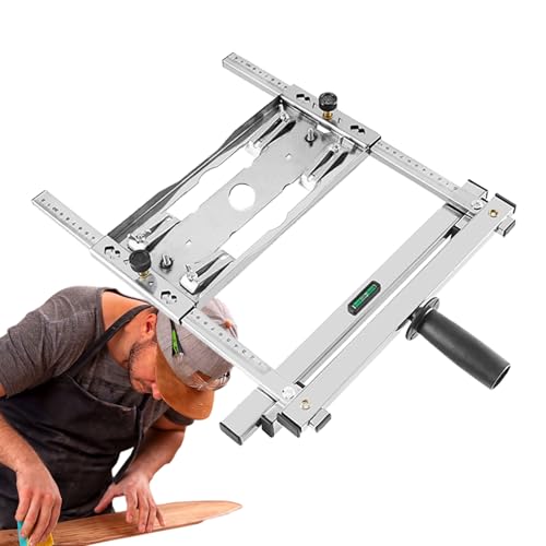 Strumento Di Taglio Di Precisione Per Schede Modificate In Legno - Compatibile Macchina Di Trimmer | Telaio Di Posizionamento In Acciaio Inossidabile Regolabile, Guida Al Taglio Del Legno Per Progetti