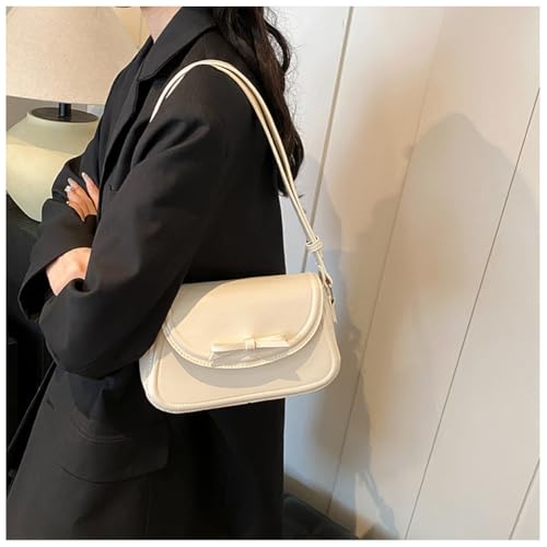 Image of Red Shoulder Bag Y2k Purse for Women Trendy Leather Handbag 90s Clutch Purse Top Handle Satchel