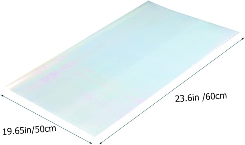 EXHUMKY 20sheets Flower Wrapping Film Premium Bouquet Packing for Floral Arrangements Delicate and Easy to Use Rainbow Gradation Design
