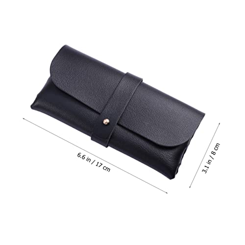 VALICLUD Estojos De Óculos Estojo De Óculos De Couro Portátil Estojo De Óculos De Couro Pvc Armação