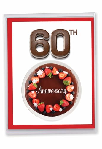 Carte d'anniversaire 60 ans originale avec enveloppe Big Day