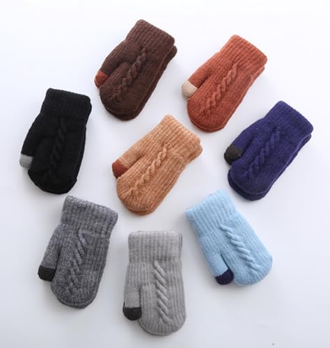 Guantes de punto para niños cálidos que evitan descuidos 3