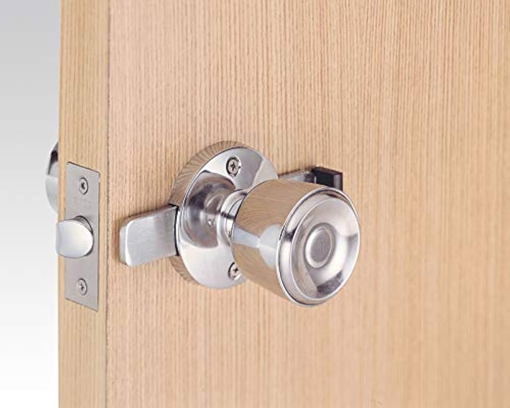 Amazon | 川口技研 室内用 ドアノブ ハイス空錠 ラッチ付 BS60mm