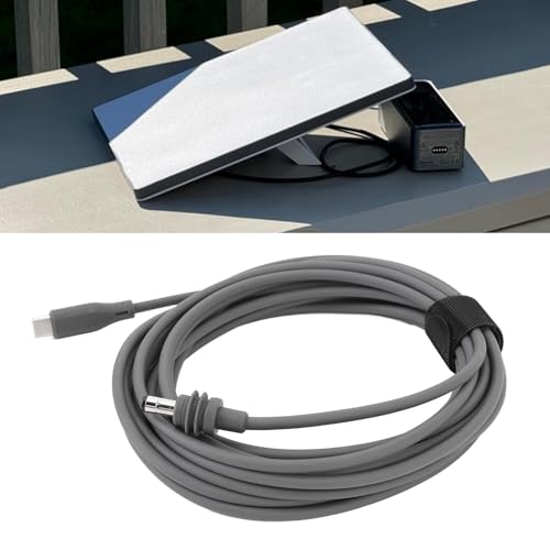 Cable tipo C para antena parabólica portátil largo resistente agua 4