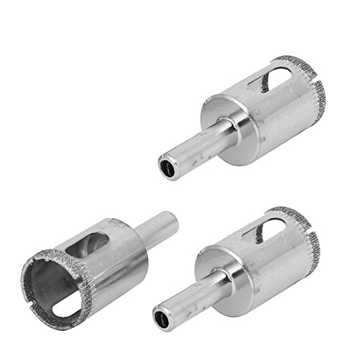 Juego de brocas para vidrio con diámetro 22 mm, 3 piezas miniatura 1