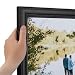 ArtToFrames 24x36 inch Black Stain on Solid Red Oak Wood Picture Frame, WOM0066-59504-YBLK-24x36
