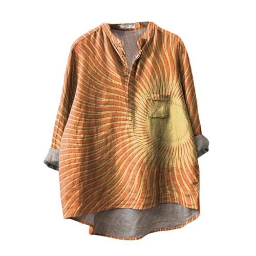 Camisa de franela a cuadros para hombre, estilo informal, con estampado de flores, floral, informal, de manga larga, para mujer, café, XL