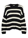 JDY Jdy Justy L/S Stripe Knt Noos Jersey Suéter, Negro, XS para Mujer