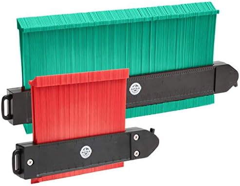 Contour Gauge 2-Piece 10-inch & 5-inch Duplication Gauge With Lock. Easy to Use, Saves Time and Money in DIY Home Improvement and Professional Installation. Wide Design for Deeper Measurements Contour Gauge 2-Piece 10-inch & 5-inch Duplication Gauge With Lock. Easy to Use, Saves Time and Money in DIY Home Improvement and Professional Installation. Wide Design for Deeper Measurements