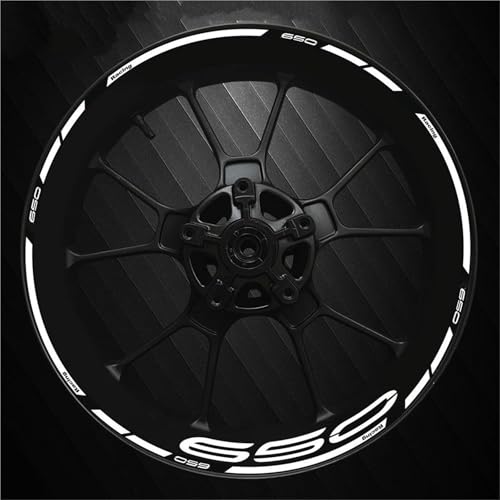 BTWSRX Motorrad Felgenaufkleber Motorrad-Felgenaufkleber Für Kawasaki Z650 Z 650 Z1000 Z 1000 Felgenaufkleber Felgen-Reflexaufkleber Reflektierend Felgenrandaufkleber(Farbe 11)