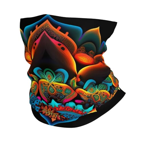 Mandala geometría sagrada colorido Abstracto Cuello Pasamontañas Cubrebocas Bufanda Balaclava Bandana para Mujeres y Hombres para Motocicleta Ciclismo Esquí Fiesta miniatura 1