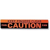 Eckler's Premier Quality Products 50206538 Chevelle Decal Caution Fan
