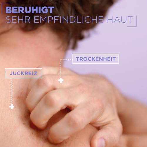 Mixa Panthenol Body Lotion XXL, juckreizlindernder und beruhigender Balsam, mit Panthenol und pflanzlichem Glycerin, für empfindliche, sensible Haut, mildert Juckreiz Mixa Panthenol Comfort, 400 ml