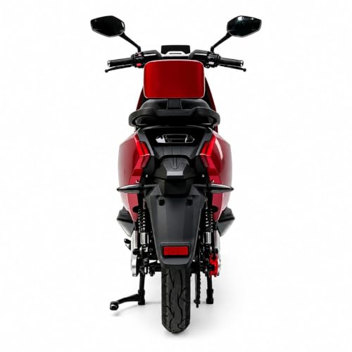 Image of EOX ROX Electric Scooter for Adults | 48V Removable Lithium Battery | 50-60 km Long-Range Ride | Non-RTO E-Scooter (Sports RED)