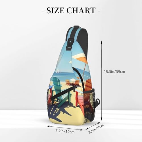 Bolso Cruzado Urbano Negro para Deporte y Senderismo miniatura 3