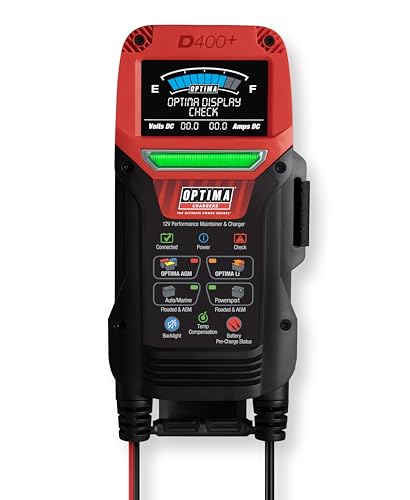 Image of OPTIMA Batteries Digital 400+ 12 Volt Battery Maintainer and Charger
