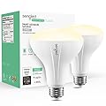 Sengled Zigbee BR30 Smart Bulb, Works with SmartThings and Echo with Built-in Hub, Voice Control with Alexa and Google Home, Hub Required, Dimmable Flood Light Bulb, Soft White 2700K, 2 Pack