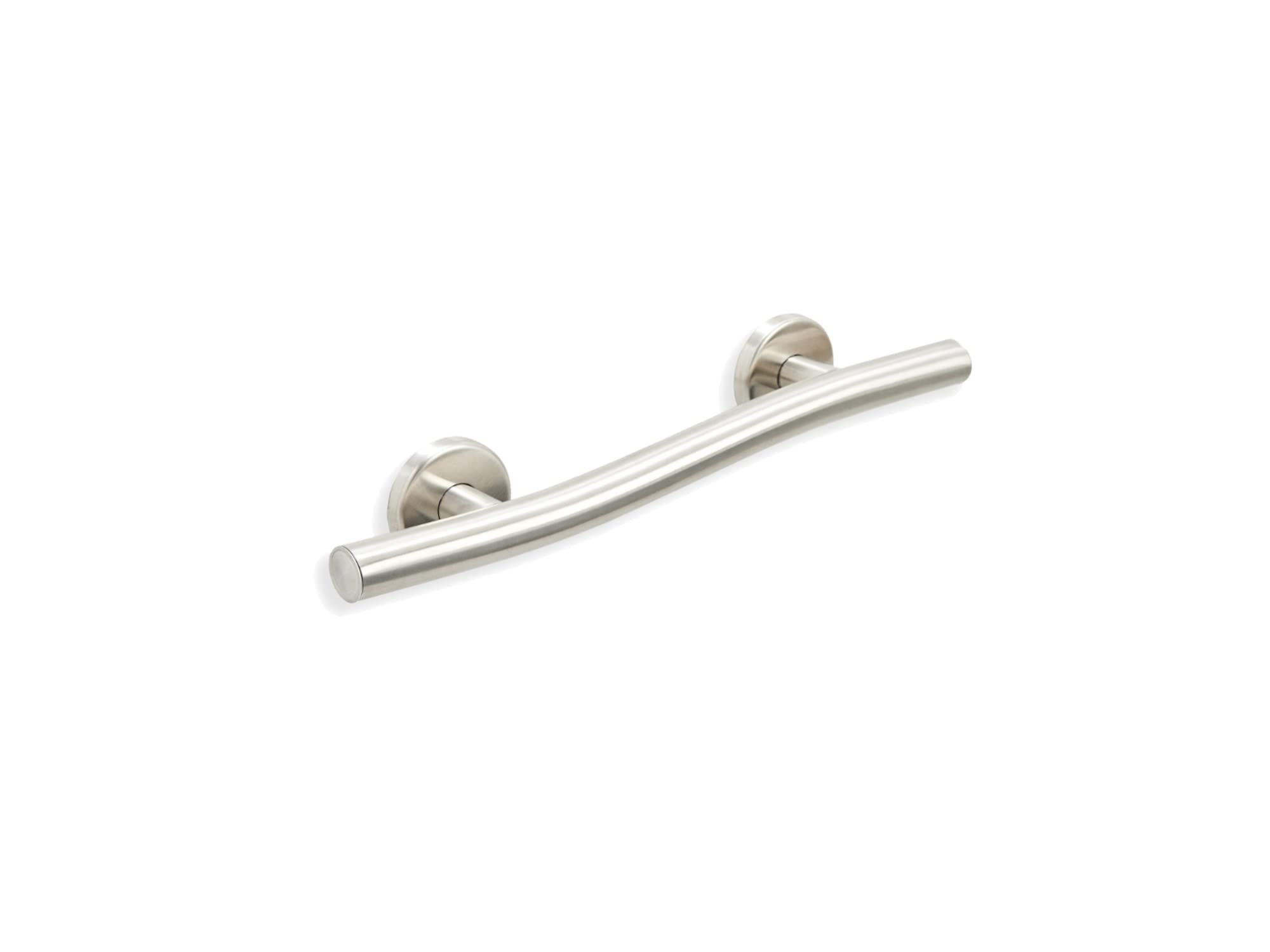 Decorative Grab Bar for Shower Bathtub - Stair Bed Toilet Home / Stand Assist & Safety Handrail / 304 Stainless Steel / Left / Brushed Finish / 18