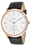  Axcent Unisex-Armbanduhr Ambassador Analog Quarz Schwarz IX2022R-637