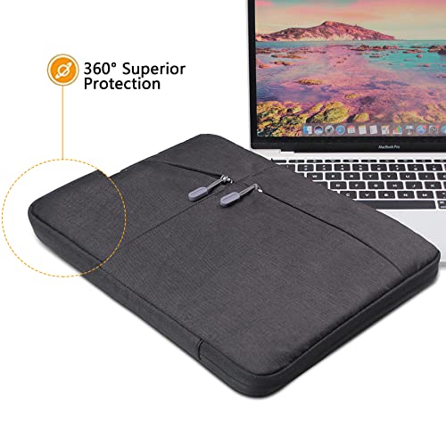 Funda para Microsoft Surface Laptop 2017 y Surface Book 13.5 maletín impermeable negro Megoo 6