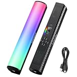 NEEWER RGB Light Wand, Magnetic Handheld Photography YouTube TikTok Vlog Video Light Stick LED Tube Light Bar 2500K-8500K Dimmable Full Color CRI95 2550mAh Battery 17 Scenes, 1 Pack, TL20C