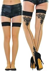 Baroque Insignia W/Backseam - Beige/Black