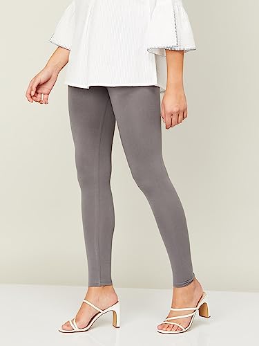 Image of Melange by Lifestyle Women Black Legging