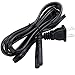 TWTADE 2 Prong 6ft Power Cord AC Wall Plug 2-Slot Polarized 18AWG 10A, 7A 125V Wire PS2/3/4/5 Replacement Extension Cords for Vizio TV, Monitor, Printer, Camera etc I-036