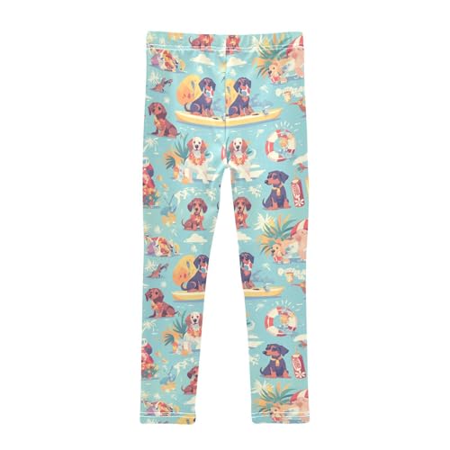 KLL Dachshund Dreams of A Bone Toddler Girls Leggings Soft High Waisted Lounge Pants Gym2