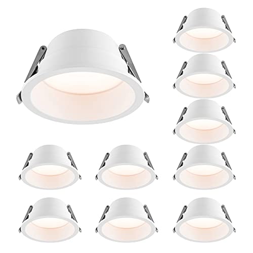 FAZRPIP Éclairage encastré à LED, Garniture de déflecteur, IRC85+, éclairage encastré de 7 W, Spot encastré à LED, projecteurs Anti-éblouissants...