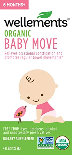 Wellements Organic Baby Move, 4 Fl Oz, Relieves Occasional Constipation, Free From Dyes, Parabens, Preservatives - Thumbnail 4