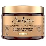 SheaMoisture Intensive Hydration Hair Masque hair treatment for dry, damaged hair Manuka Honey & Mafura Oil deep conditioning treatment with fig extract 326 g
