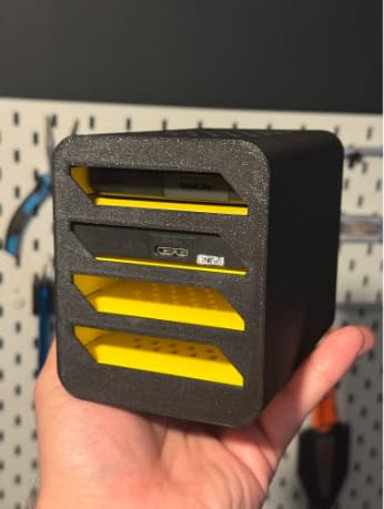 Image of 2.5 inch HDD Stacker External Hard Drive Enclosure for 4 Hardisks,SATA HDD SSD RAID Enclosure, HDD /SSD Stackable Enclosure, Easy-Install Shockproof,HDD Caddy