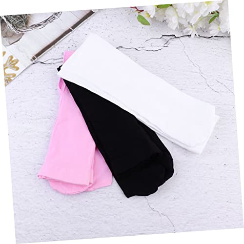 Amosfun 3pcs Boy Girl Ballet Dance Tights Translucent Stocking for Girls Years for Dance Class Includes Black White Colors Comfortable2