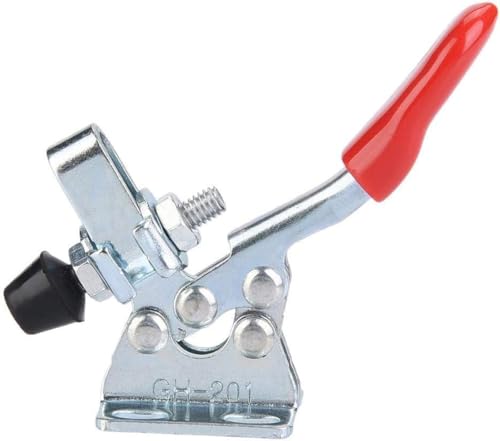 Lostwry Toggle Lever Tensioners, 15pc 201 Quick Release Set Toggle Clamp, 59 lbs Capacity, Non-Slip, Horizontal, Red - Image 4