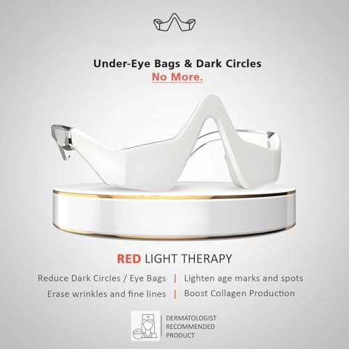 ENLIWISH Heated 3D Eyes Wrinkle Massager, 160g, Red - Image 3